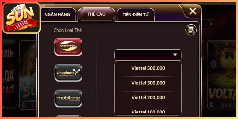Chọn phương thức thanh toán